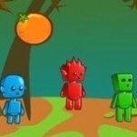 Игра Огонь Вода и Земля на 3 Игрока
